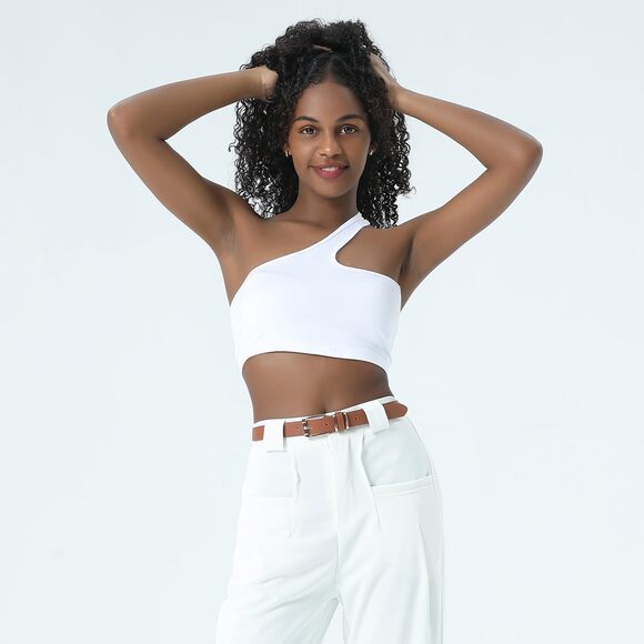 Women's Skinny Waist Belts For Jeans Dress, Pu Leather Pin Buckle Thin 4886 - Picture 2 of 6